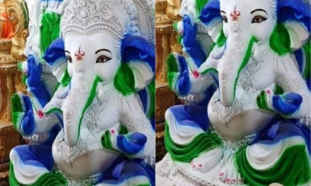 ycp colors to ganesh idols