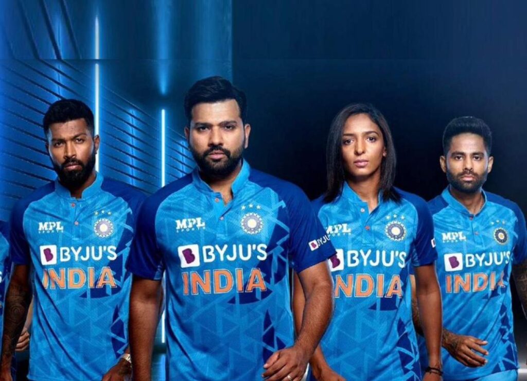 team india's new Jersey