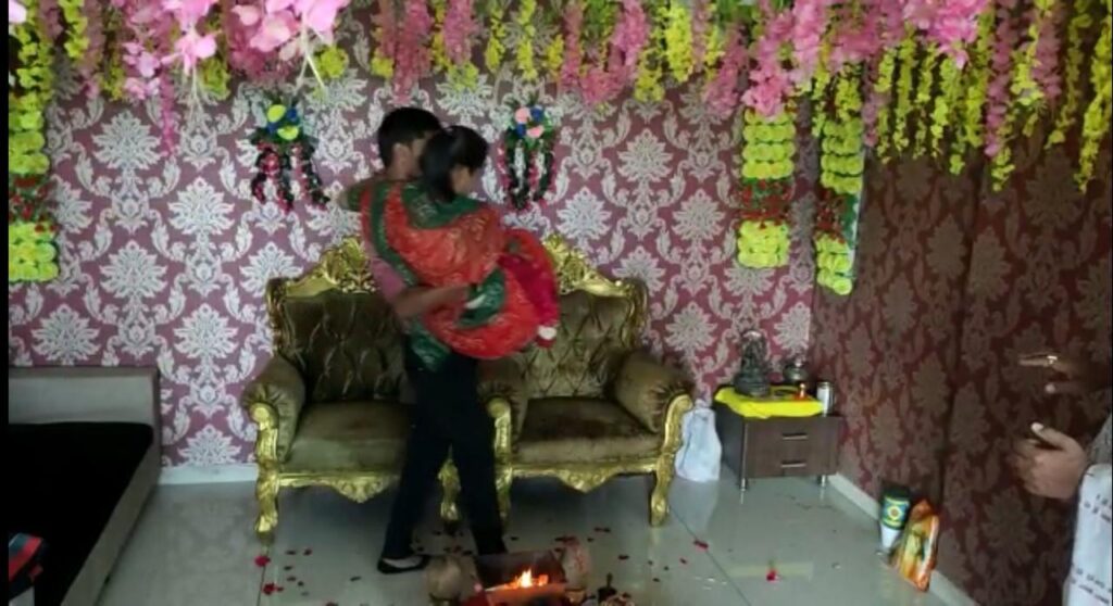 Groom carries specially-abled bride during pheras in Ahmedabad