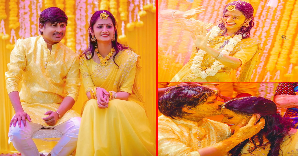 Rocking Rakesh, Jordar Sujatha Haldi Celebration Pics: రాకింగ్ రాకేశ్, జోర్దార్ సుజాత హాల్దీ వేడుక పిక్స్