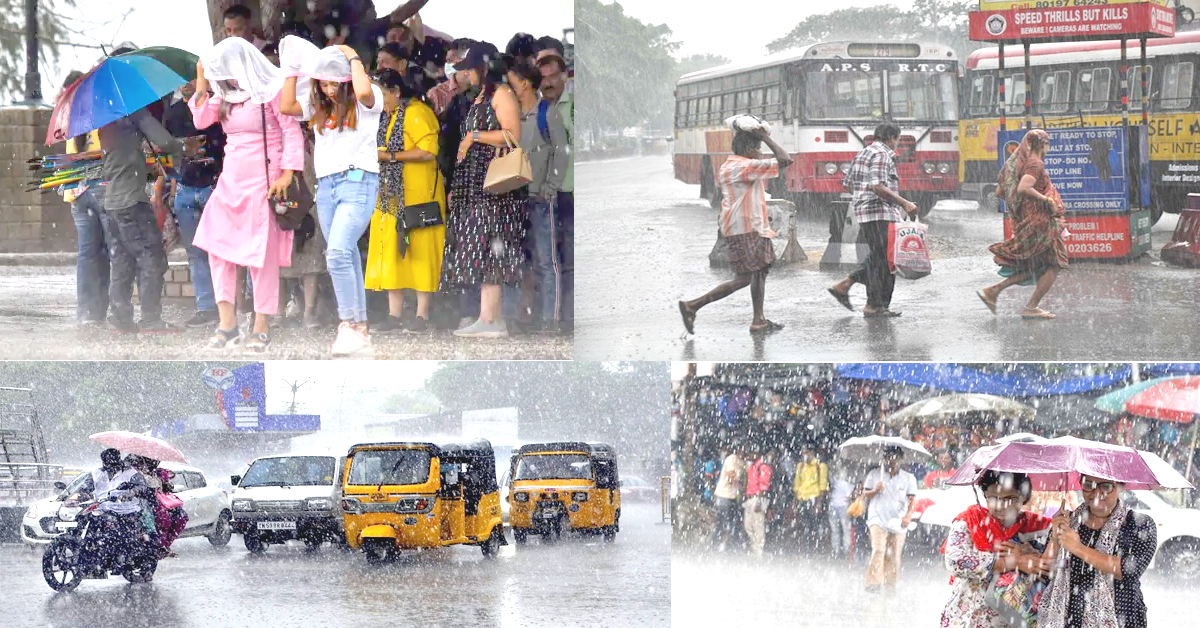 Rain Alert: తెలుగు రాష్ట్రాలకు రెయిన్ అలర్ట్..రేపు పిడుగులు పడే ఛాన్స్