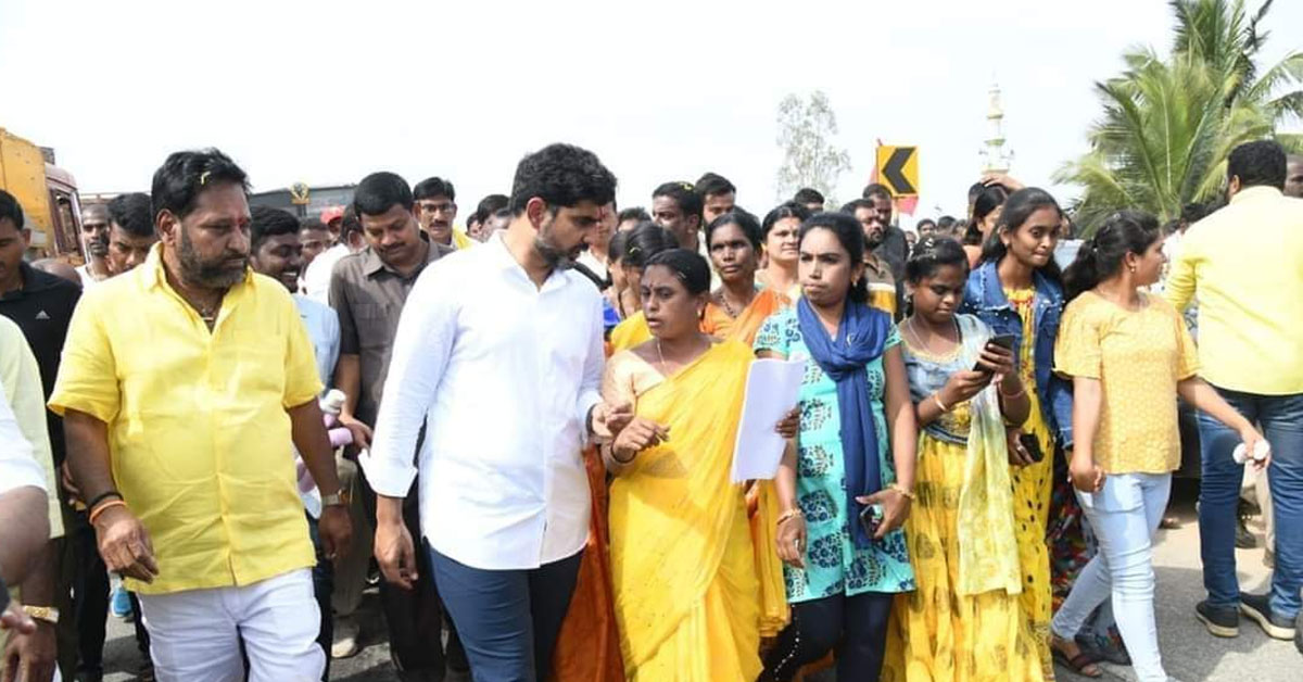 Nara lokesh:గాయపడ్డ నారా లోకేశ్, ఎందుకంటే?