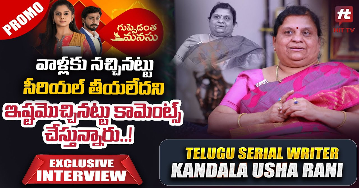 Kandala Usha Rani: కుట్రలు, కుతంత్రాలతో ఉన్న సీరియల్స్‌నే ఎందుకు ఎక్కువగా చూస్తారు?