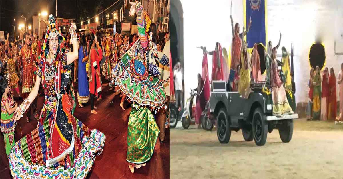 Rajkot : బైకులు, కార్లపై గుజరాతీ మహిళల గర్బా నృత్యం వీడియో వైరల్