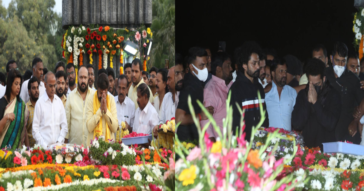 NTR Ghat: ఎన్టీఆర్ ఘాట్ వద్ద నందమూరి కుటుంబ సభ్యుల నివాళి