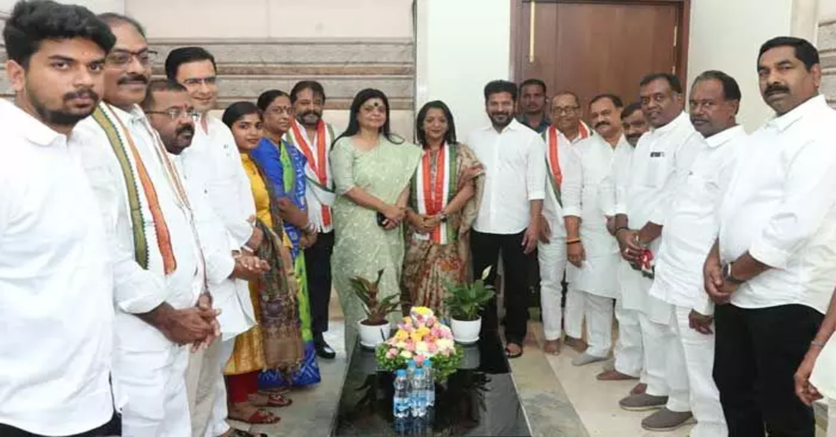 Gadwal Vijayalakshmi: కాంగ్రెస్‌లో చేరిన జీహెచ్‌ఎంసీ మేయర్