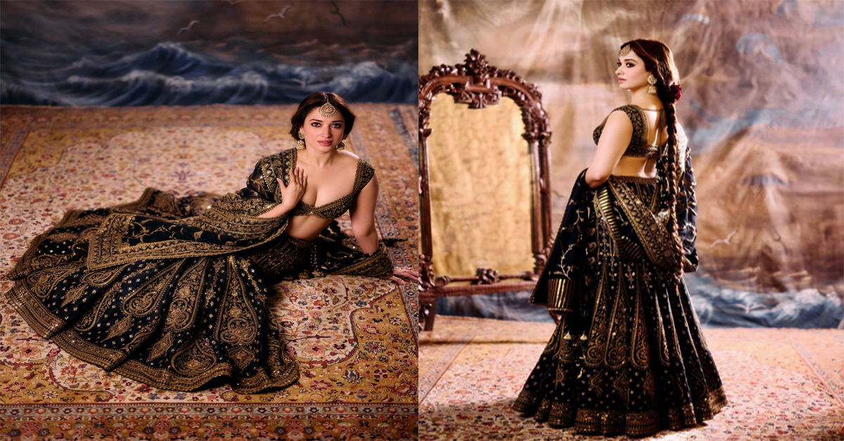 Tamanna Bhatiya: బ్లాక్ లెహంగాలో పిచ్చెక్కిస్తున్న మిల్కీ బ్యూటీ