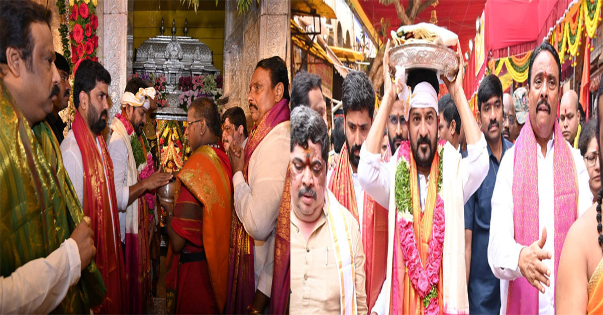 CM Revanth Reddy: అమ్మవారికి పట్టువస్త్రాలు సమర్పించిన సీఎం