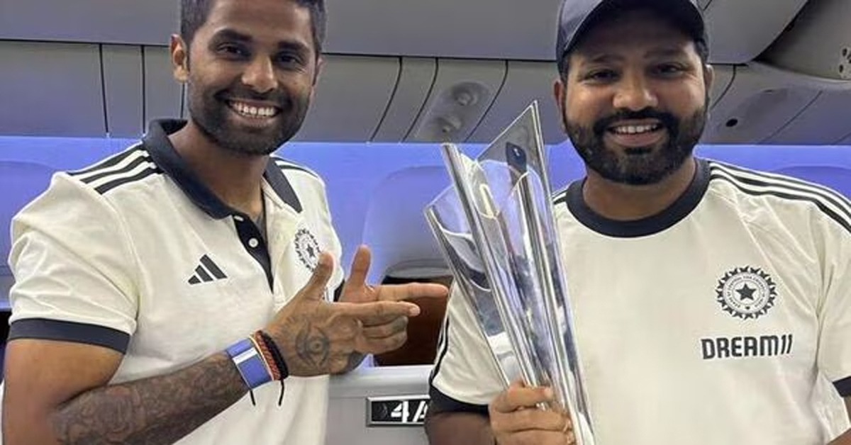 T20 World Cup: కప్‌తో స్వదేశానికి చేరుకున్న టీమ్‌ఇండియా