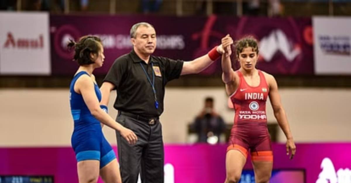 Vinesh Phogat : గ్రాండ్ ప్రీ 50 కేజీల విభాగంలో స్వర్ణం సాధించిన భారత రెజ్లర్ వినేశ్ ఫోగట్‌