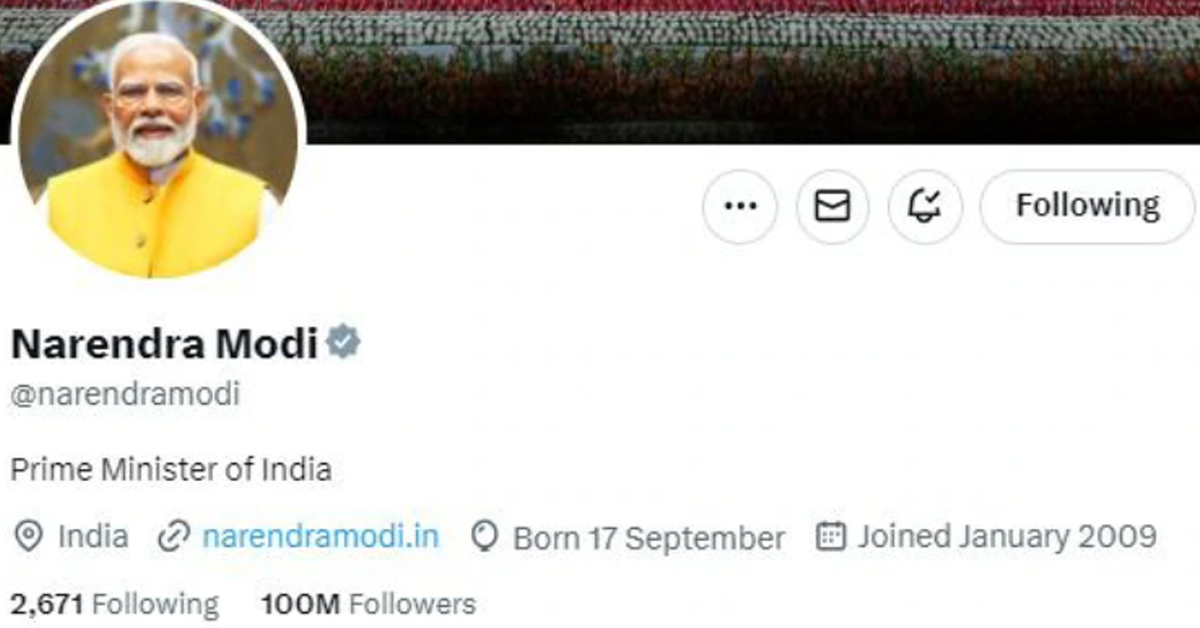 PM MODI : ప్రపంచంలోనే అత్యధిక ఎక్స్‌ ఫాలోవర్లు ఉన్న నేతగా మోదీ రికార్డు