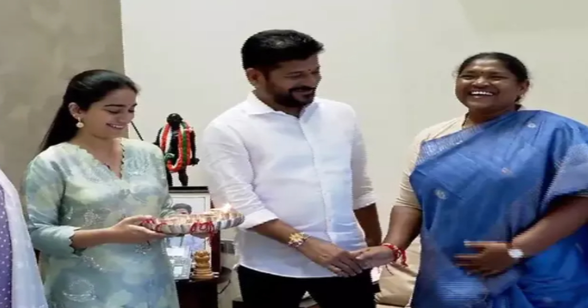 Raksha Bandhan: రేవంత్ రెడ్డికి రాఖీ కట్టిన సీతక్క