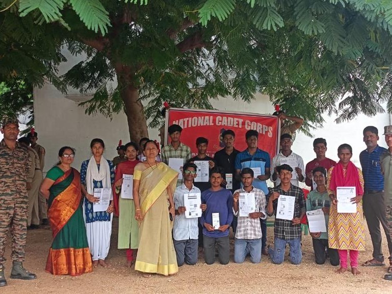 NCCకి 20 మంది విద్యార్థులు ఎంపిక