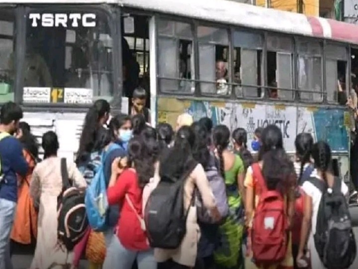 మహాలక్ష్మి పథకంతో ప్రయాణికులు డబుల్