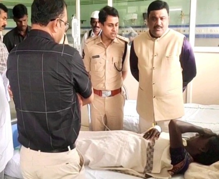గోవిందమ్మను పరామర్శించిన కలెక్టర్