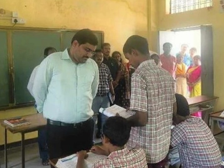 పాఠశాలను తనిఖీ చేసిన కలెక్టర్