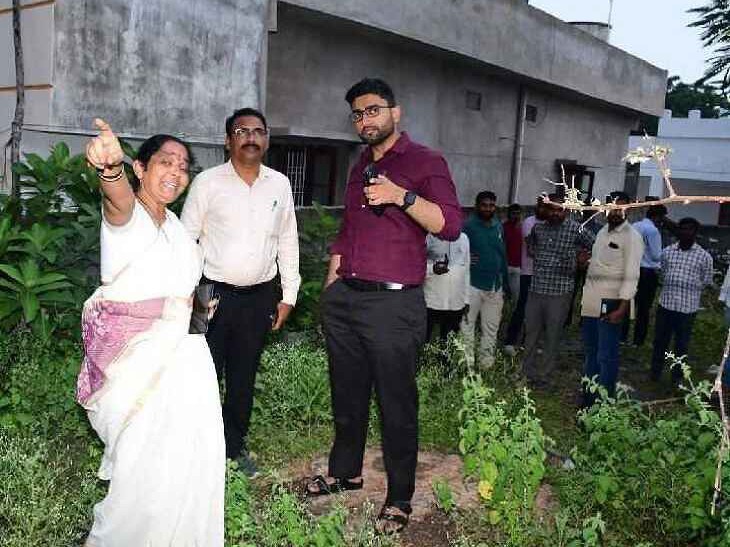 మురుగునీటి శుద్ధి కేంద్రం ఏర్పాటుకు స్థలం పరిశీలన