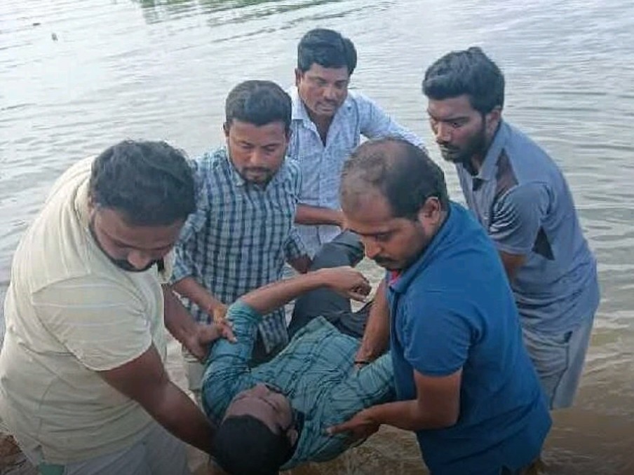 లోయర్ మానేరు డ్యామ్‌లో పడి యువకుడు మృతి