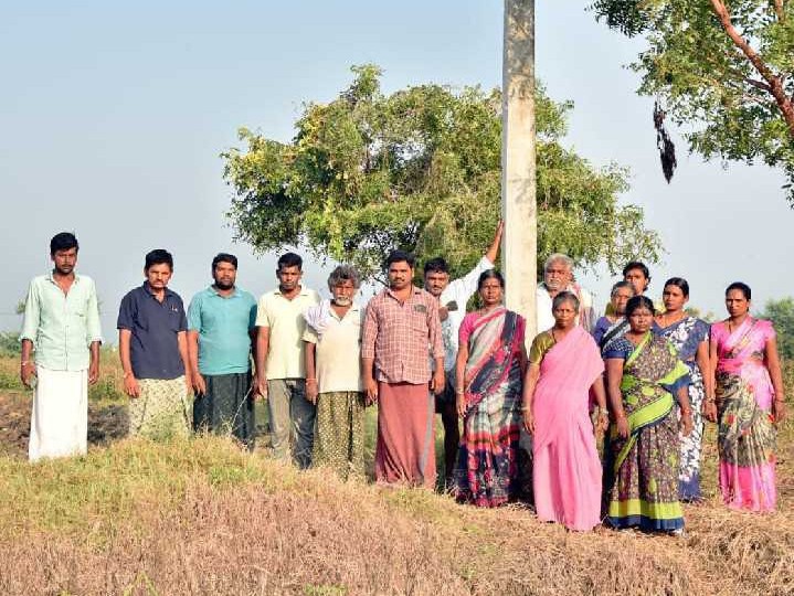 విద్యుత్ ట్రాన్స్‌ఫార్మర్ ఏర్పాటును అడ్డుకున్న రైతులు