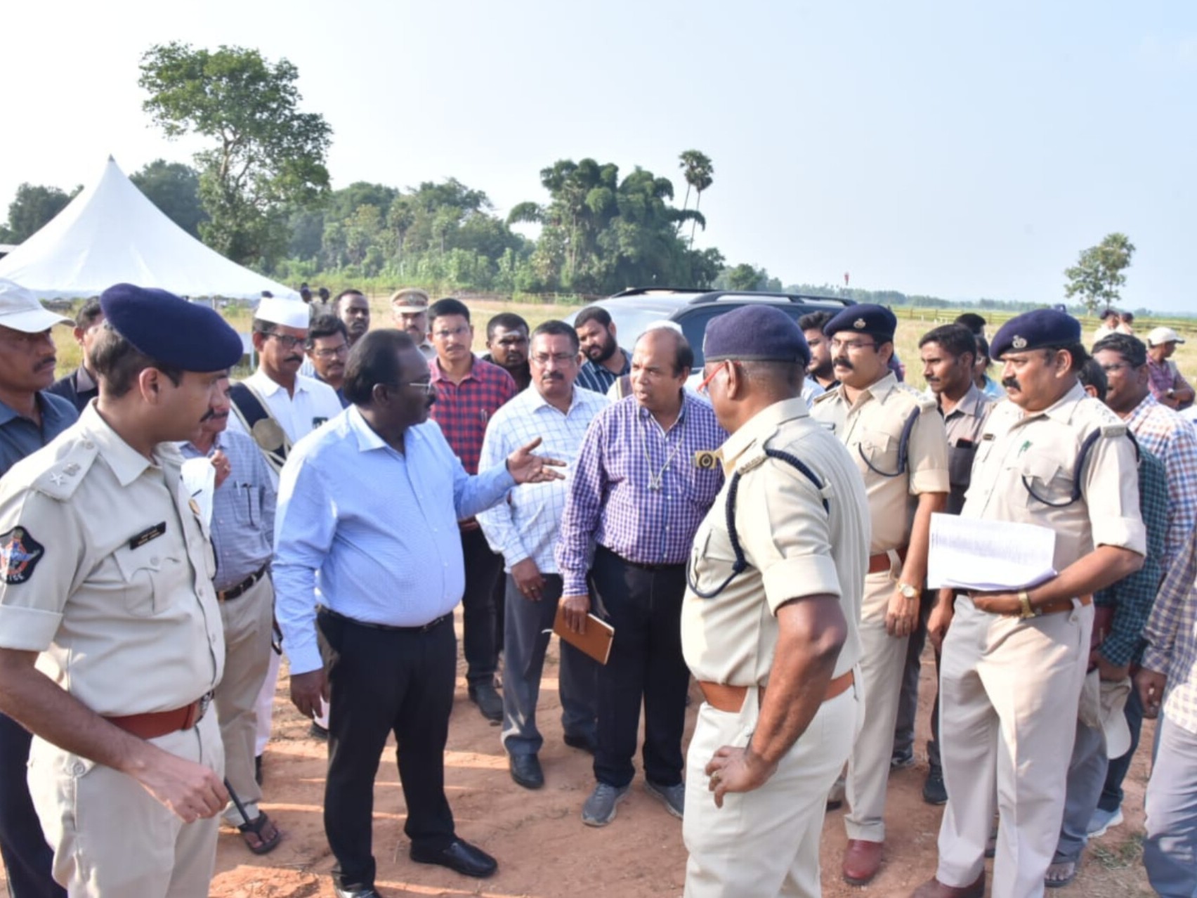 సిఎం చంద్రబాబు పర్యటనకు సర్వం సిద్ధం