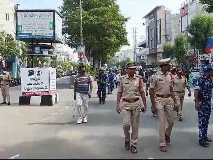 సిద్దిపేట ఆర్ఏఎఫ్ ర్యాలీ.. పాల్గొన్న సీపీ