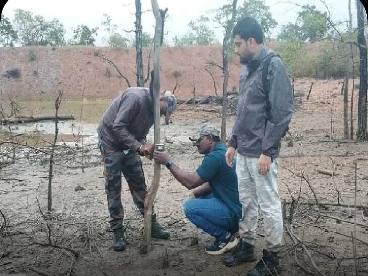 కోనాపురం అడవి ప్రాంతంలో ట్రాప్ కెమెరాలు