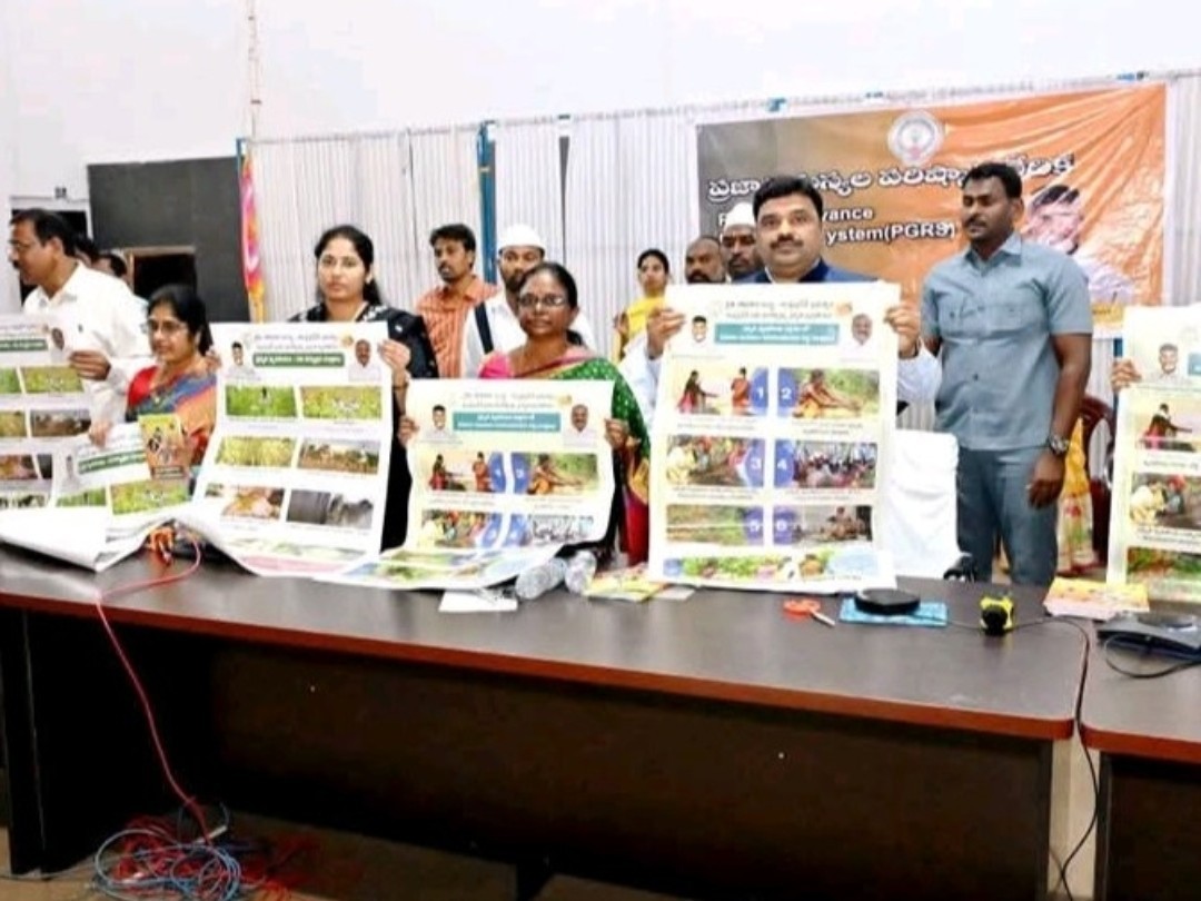 ప్రకృతి వ్యవసాయ విస్తరణపై వాల్ పోస్టర్ల ఆవిష్కరణ