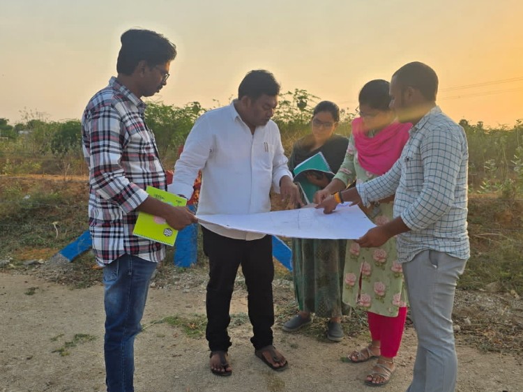 కనిగిరిలో భూ ఆక్రమణలపై రెవెన్యూ అధికారుల సర్వే