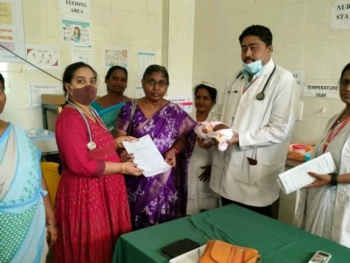 శిశువును మాత స్త్రీ సంక్షేమ శాఖకు అప్పగింత