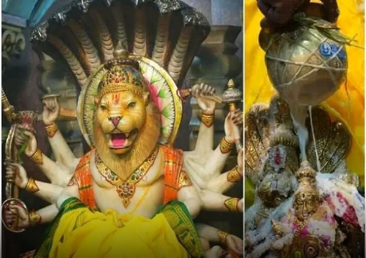 ‘ఉగ్ర నరసింహ స్వామి ఆలయంలో పూజలు’