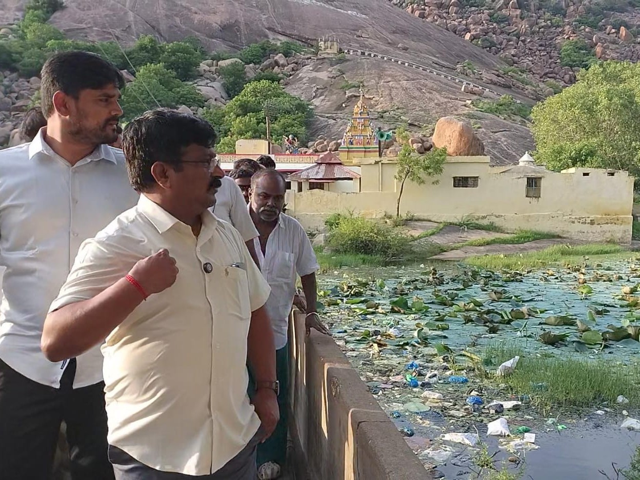 కనిగిరి దరువులు పరిశీలించిన ఎమ్మెల్యే