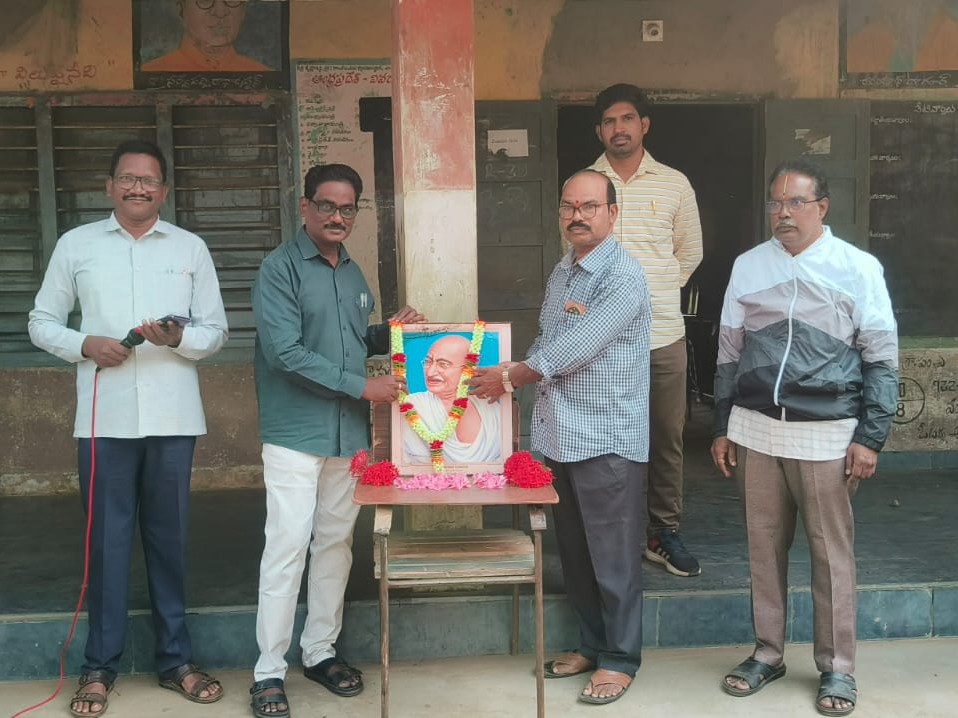 ఉంగుటూరు మండలంలో గాంధీ వర్ధంతి