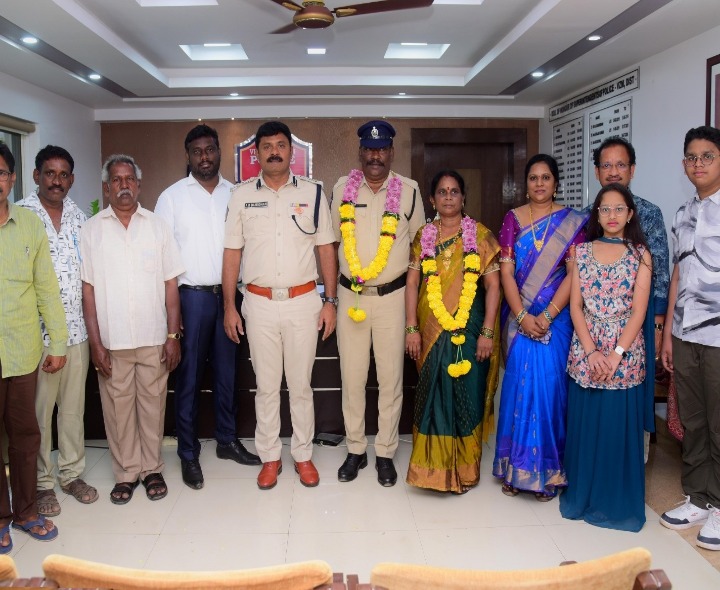 ఉద్యోగ విరమణ చేసిన హెడ్ కానిస్టేబుల్‌కు ఘన సత్కారం