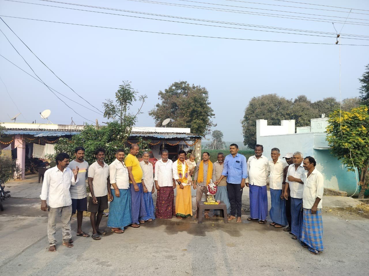 గణేష్ పల్లెలో చత్రపతి శివాజీ జయంతి